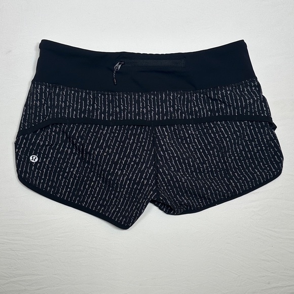lululemon athletica Black Speed Short Size 4 Running Athletic - Picture 5 of 6